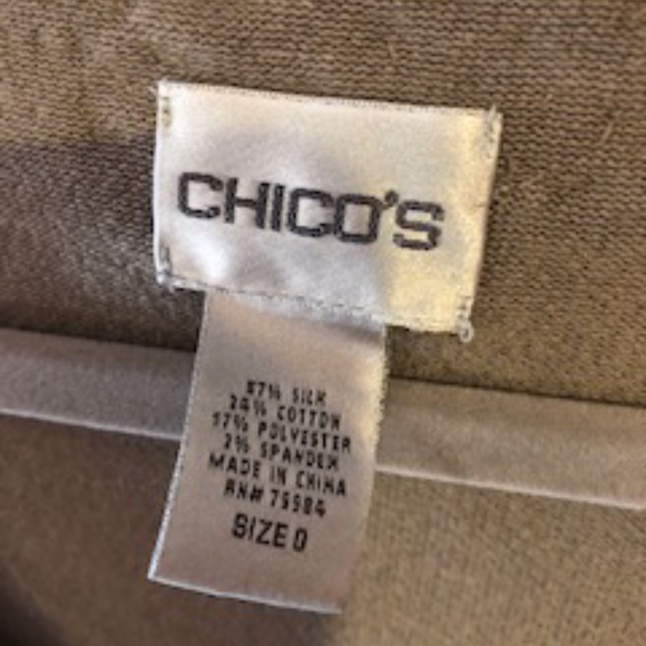Taupe Chico's sweater - Picture 2 of 2